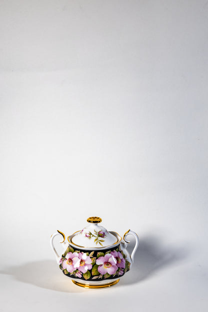 Royal Albert Provincial Flowers Bone China Coffee Set – Fine English Porcelain with Floral Charm