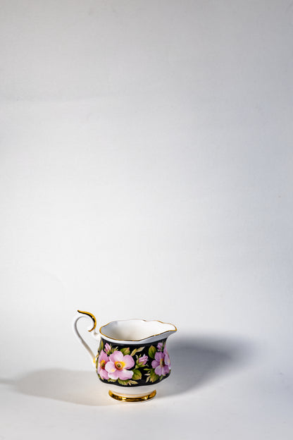 Royal Albert Provincial Flowers Bone China Coffee Set – Fine English Porcelain with Floral Charm