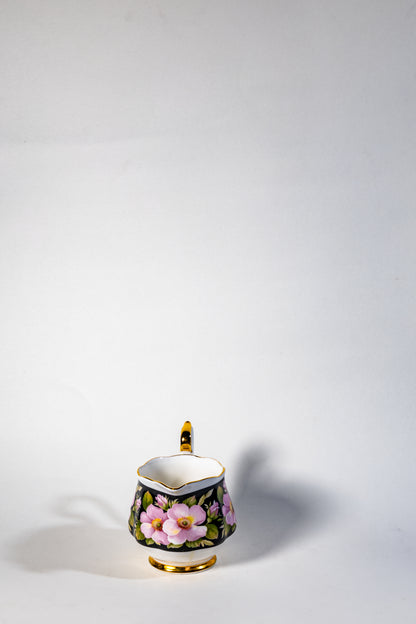 Royal Albert Provincial Flowers Bone China Coffee Set – Fine English Porcelain with Floral Charm