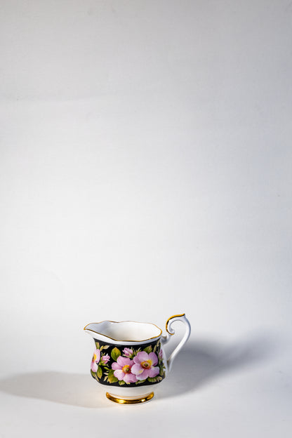 Royal Albert Provincial Flowers Bone China Coffee Set – Fine English Porcelain with Floral Charm