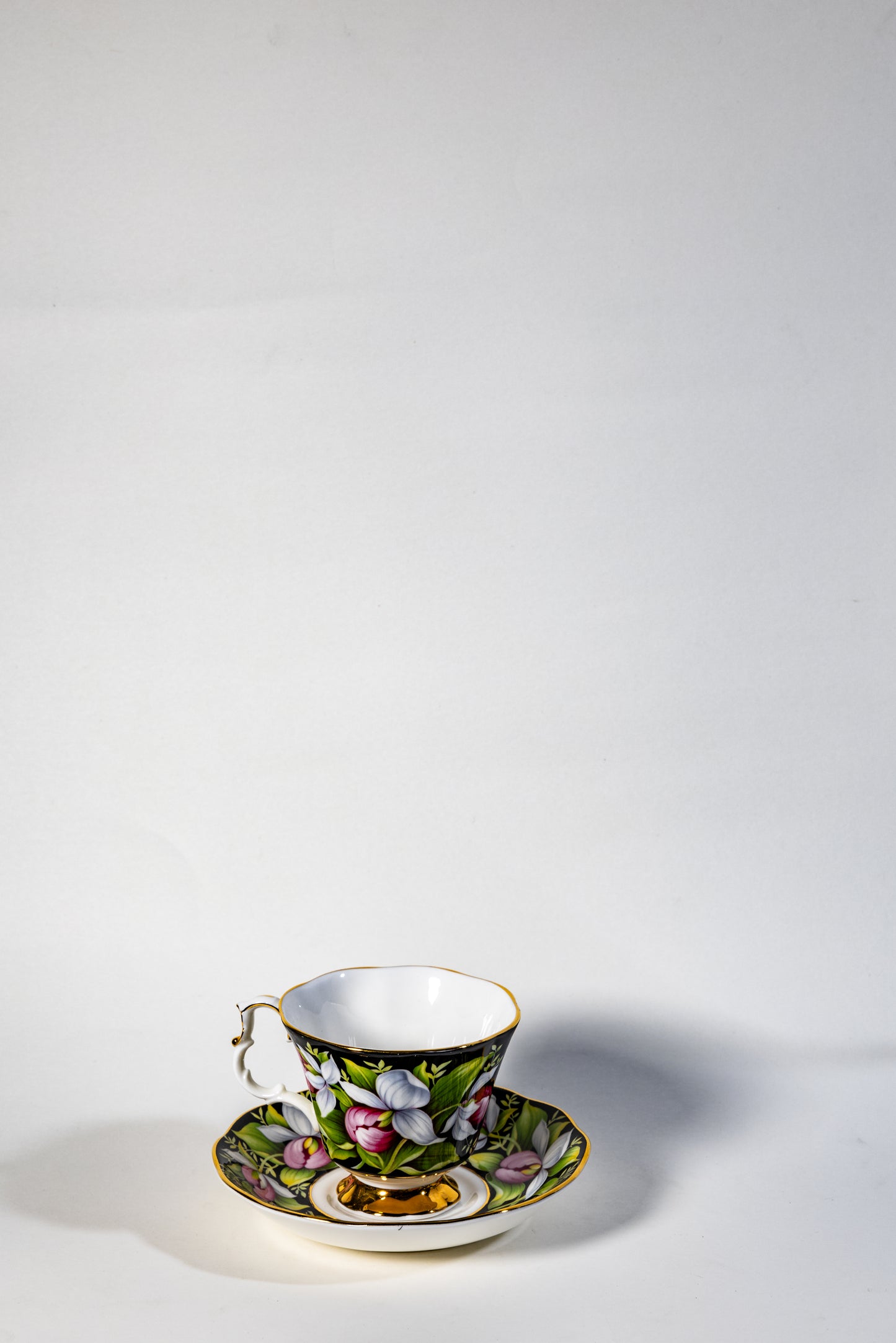 Royal Albert Provincial Flowers Bone China Coffee Set – Fine English Porcelain with Floral Charm