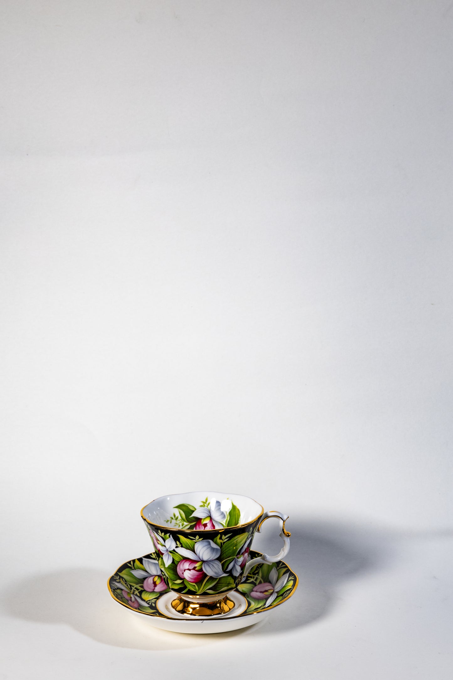 Royal Albert Provincial Flowers Bone China Coffee Set – Fine English Porcelain with Floral Charm