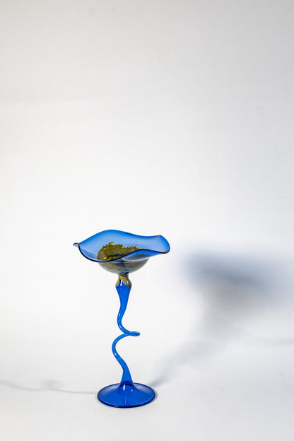 Pair of Lauscha Hand-Blown Glass Candle Holders – Delicate &amp; Decorative · Lightweight Artisan Glass