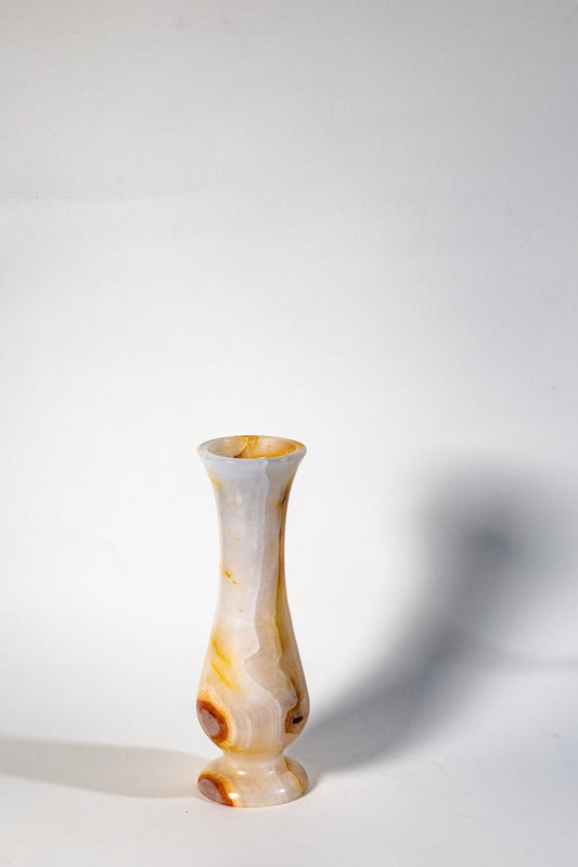 Alabastro – Honey Onyx Fluted Vase