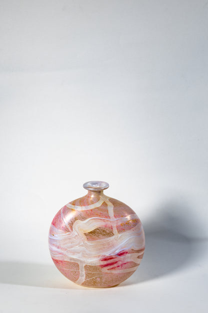 Gozo Glass “Coral” Series Vase – Handcrafted in Malta