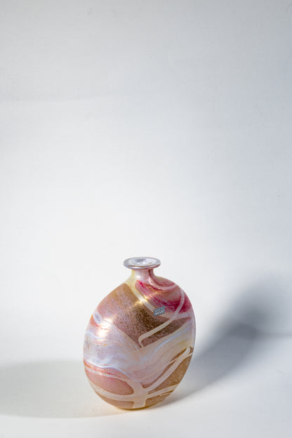 Gozo Glass “Coral” Series Vase – Handcrafted in Malta