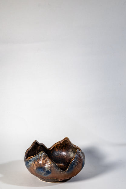 Dumler & Breiden Sculptural Ceramic Bowl – West Germany, 1960s–70s