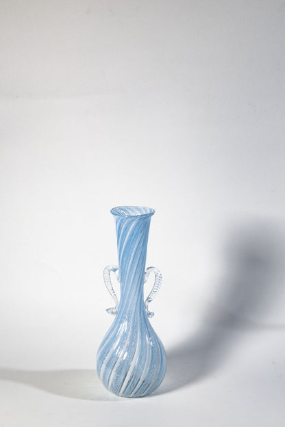 Murano Mint Green Hand-Blown Glass Vase – Treads Glass Artistry from Italy