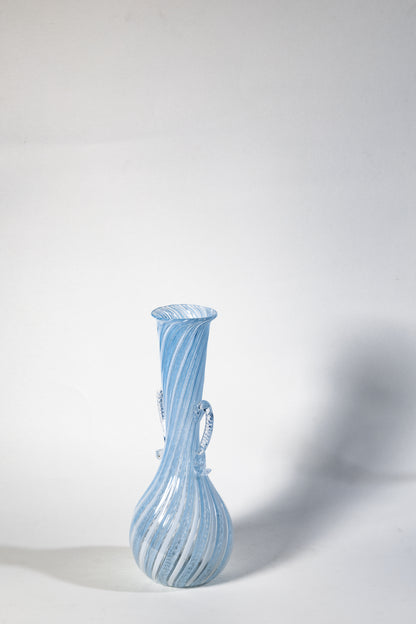 Murano Mint Green Hand-Blown Glass Vase – Treads Glass Artistry from Italy