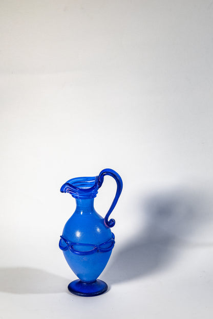 Exquisite Murano Glass Jug/Vase –  Iridescent Finish