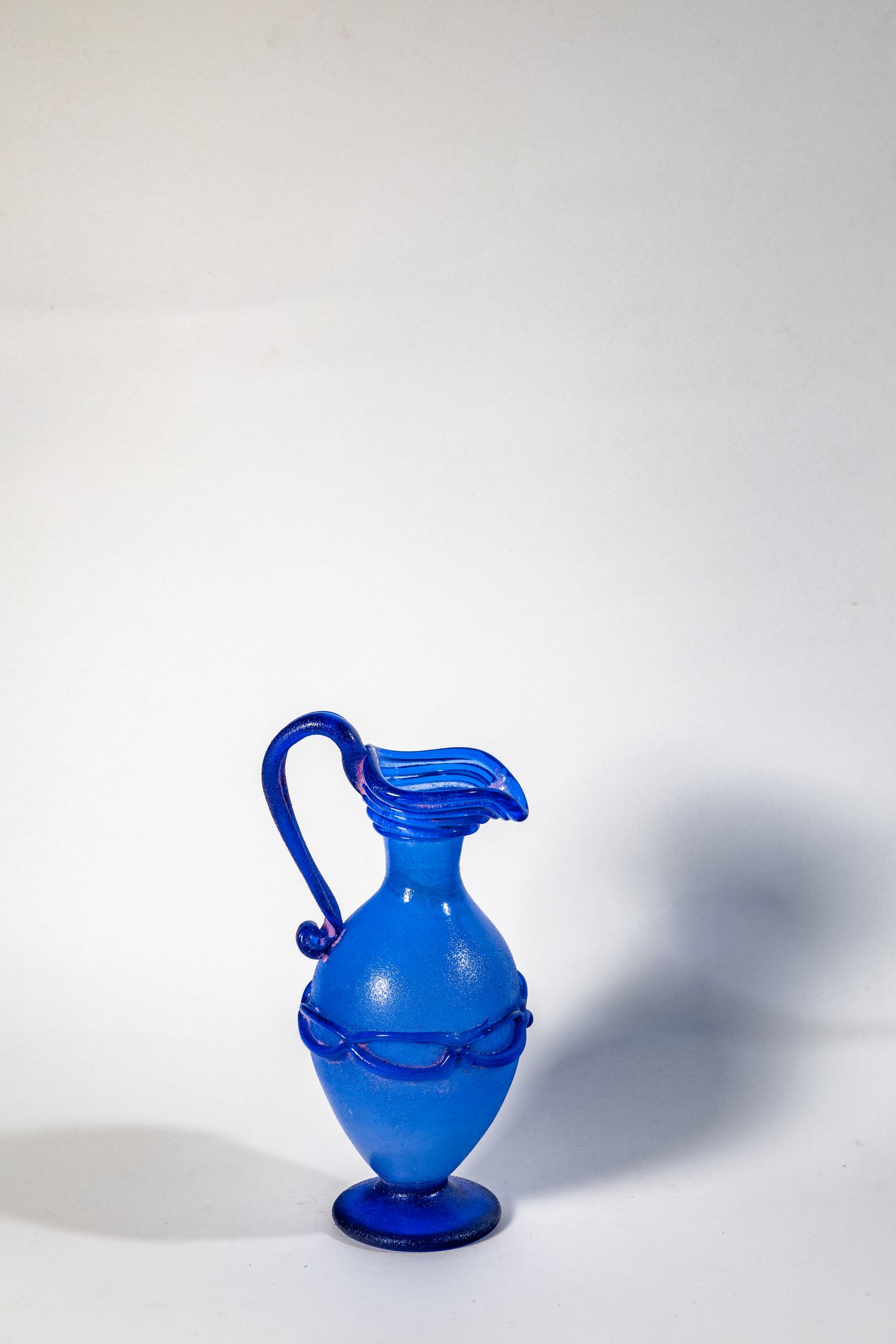 Exquisite Murano Glass Jug/Vase –  Iridescent Finish