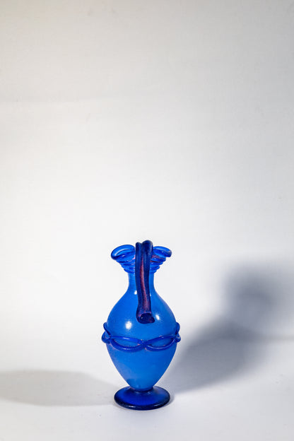 Exquisite Murano Glass Jug/Vase –  Iridescent Finish