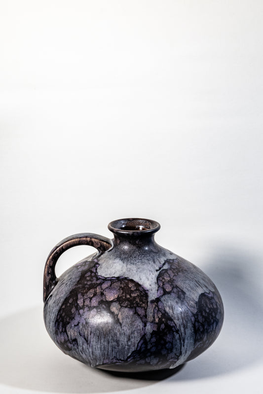 Ruscha Art Pottery – “Vulcano” Glazed Handle Vase (Model 313)