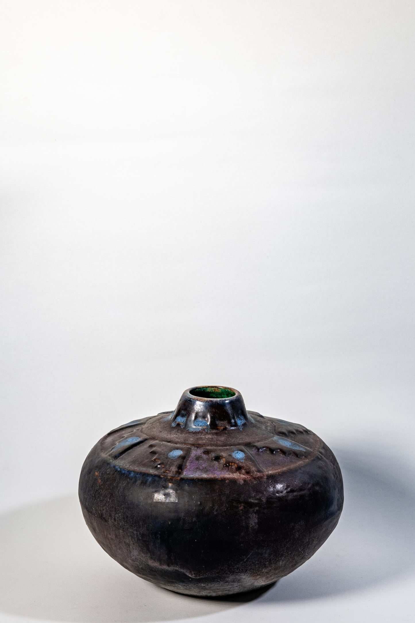 Ruscha Vintage Art Pottery Handcrafted Vase