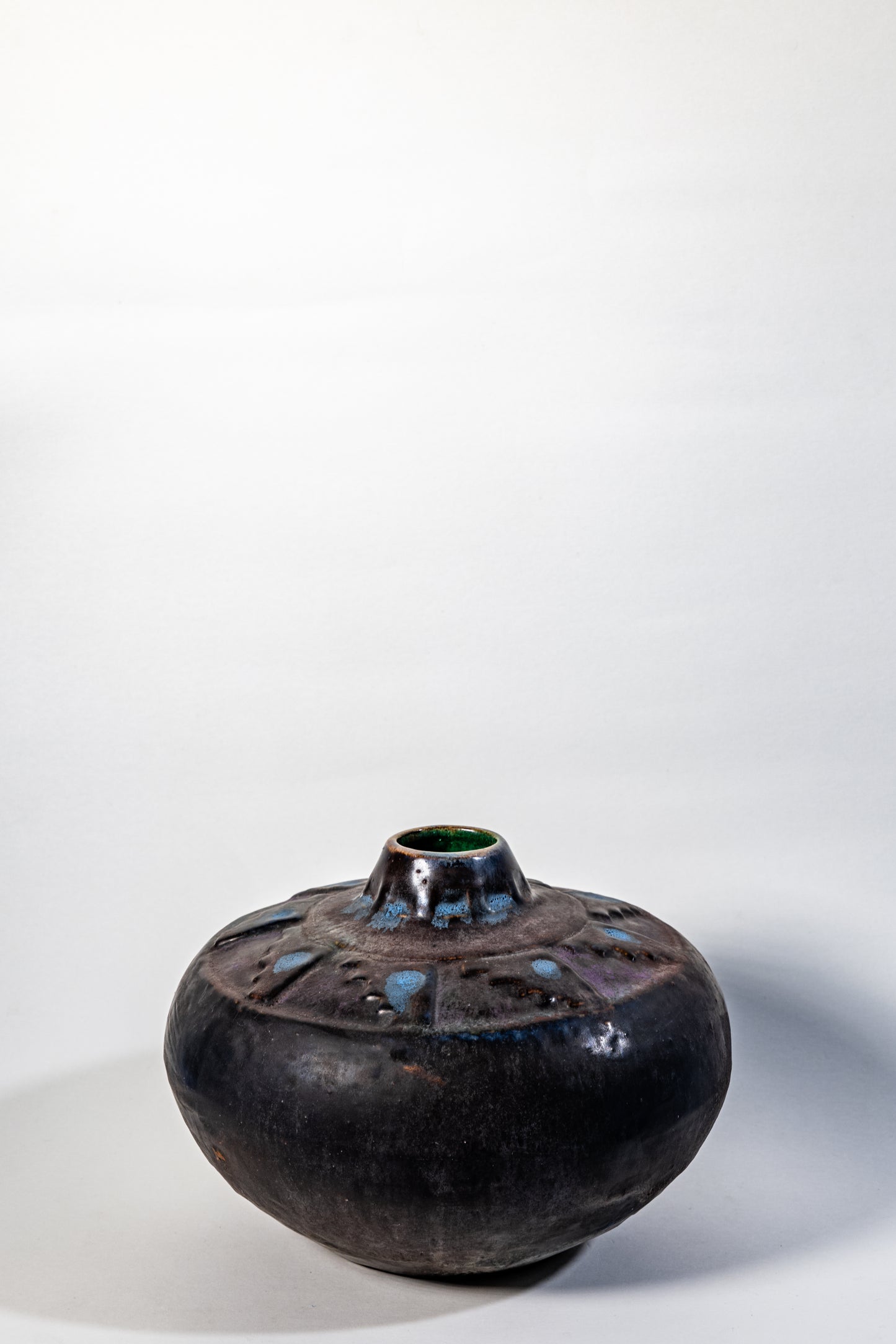 Ruscha Vintage Art Pottery Handcrafted Vase