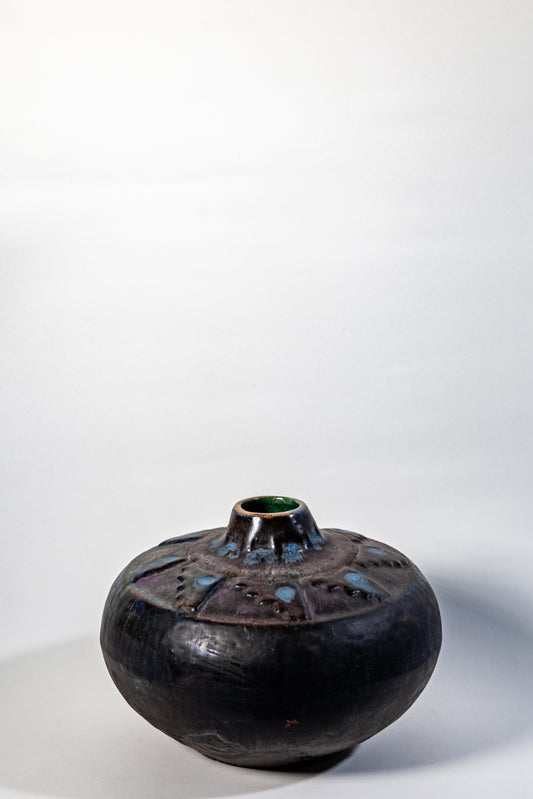 Ruscha Vintage Art Pottery Handcrafted Vase